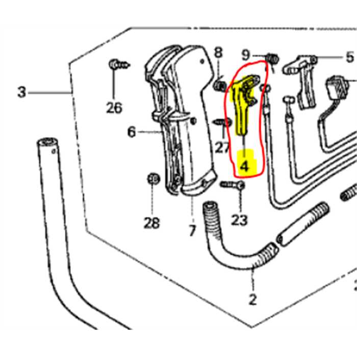 gâchette de gaz HONDA UMK431, 17851-VF9-W30, 17851-VF9-W31, 17851VF9W31, 17851VF9W30