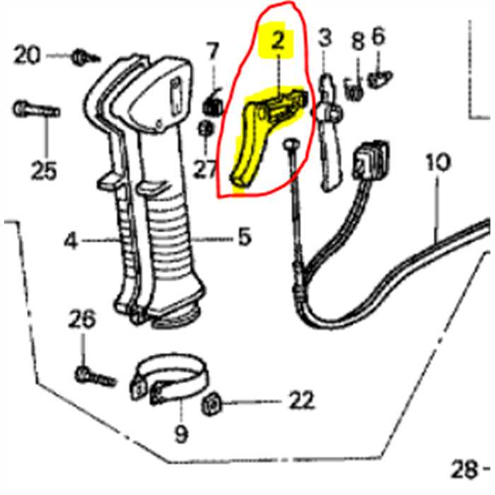 gâchette gaz UMK422-431, 17851VF9A01, 17851-VF9-A01