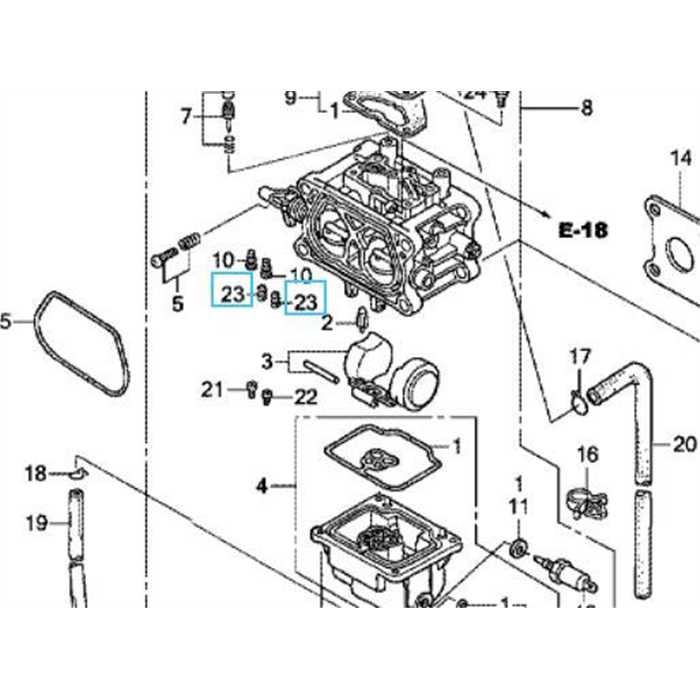 Gicleur de pilote HONDA HF2315, 99135-Z0A0370