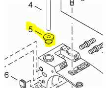 Passe tuyau d essence ECHO CS-34000, 132115-39130, 13211539130