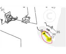 Caoutchouc tuyau Shindaiwa 400-488-490, 2216082360, 22160-82360