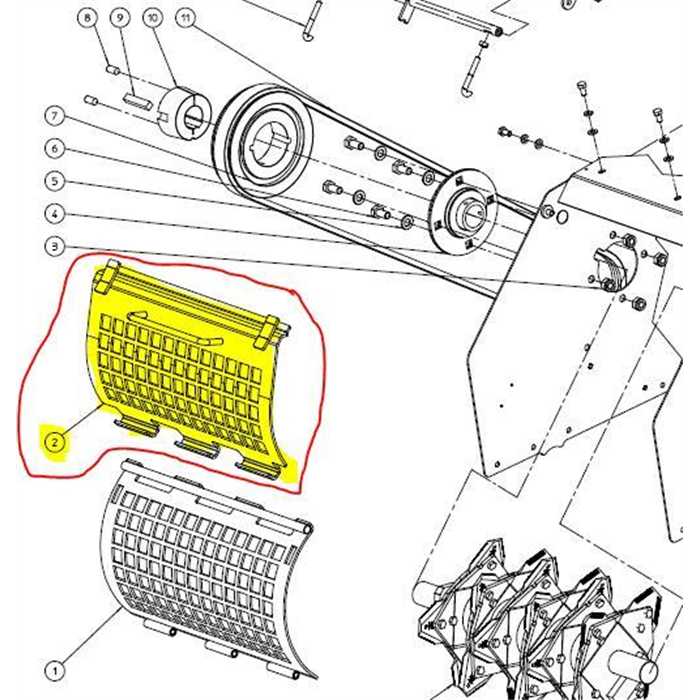 Grille de calibrage supérieure ELIET SuperProf MPA01073160, MPA01073160, MPA01 073 160