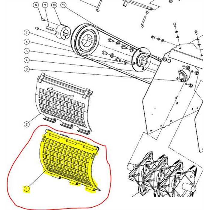 Grille de calibrage inférieure ELIET SuperProf MPA01073150, MPA01073150, MPA01 073 150, MPA 01 073 150