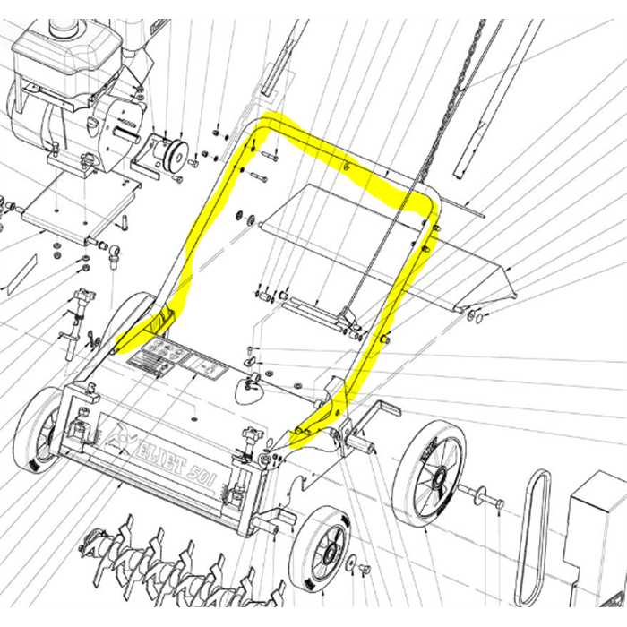 Guidon bas pour ELIET e501 MPA01090180