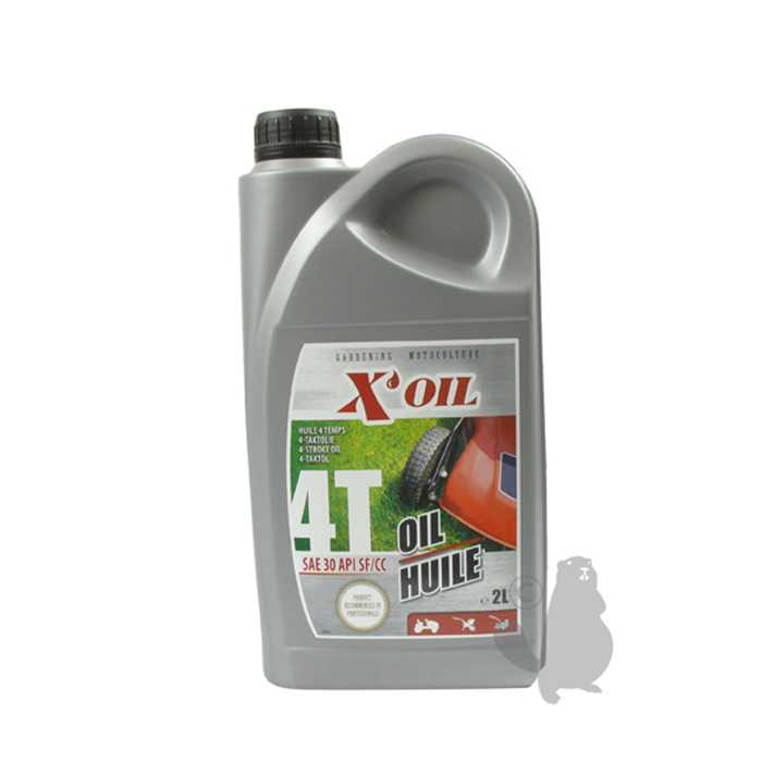 Huile 4 temps SAE30 XOIL API SF/CC en bidon de 2 litres Conditionnement de 12., 8102329, 810-2329