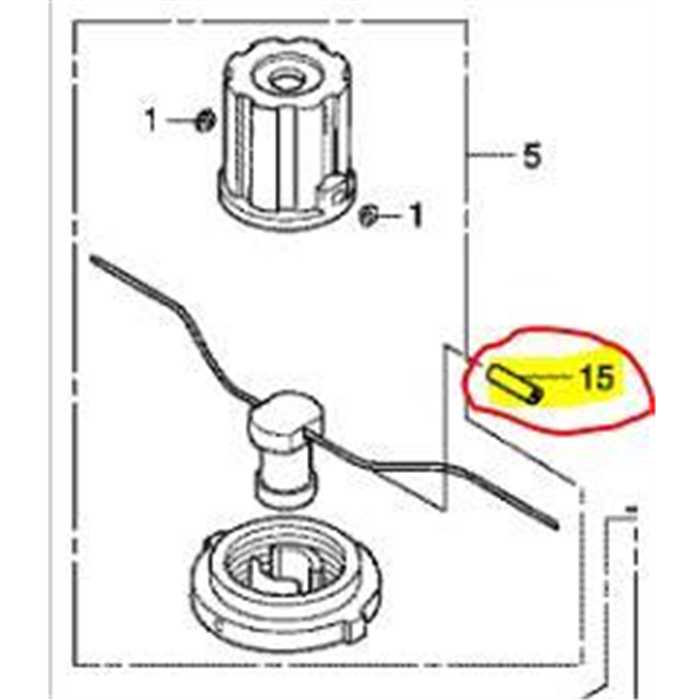 Bague de maintien pommeau de fil Honda UMS425 ancien modèle, 06762VJ5R10, 06762-VJ5-R10