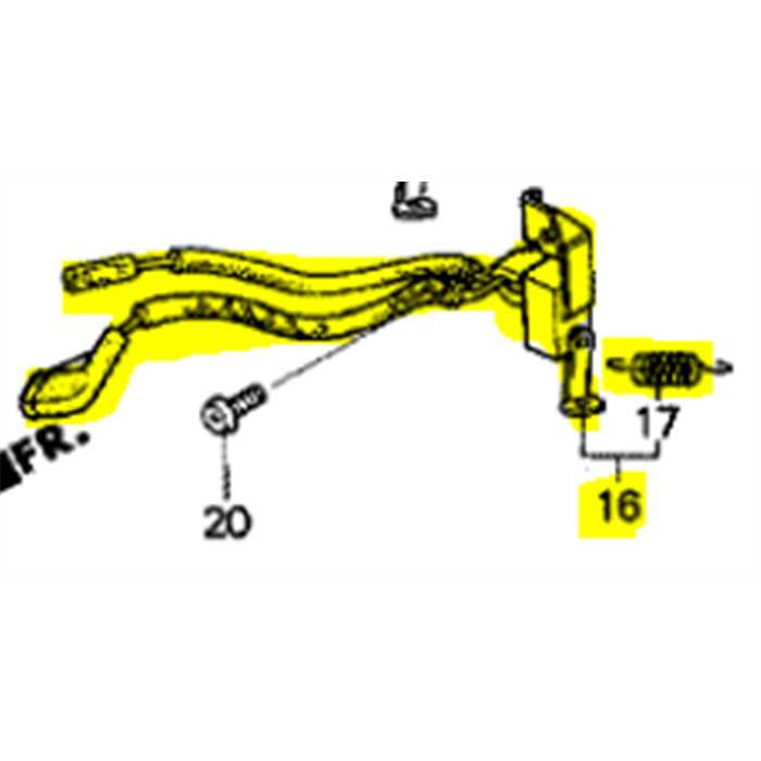 Interrupteur arrêt moteur HONDA GXV120, 36100ZE6641, 36100-ZE6-640