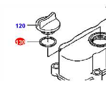 Joint bouchon remplissage huile KUBOTA, 04814-50300, 0481450300