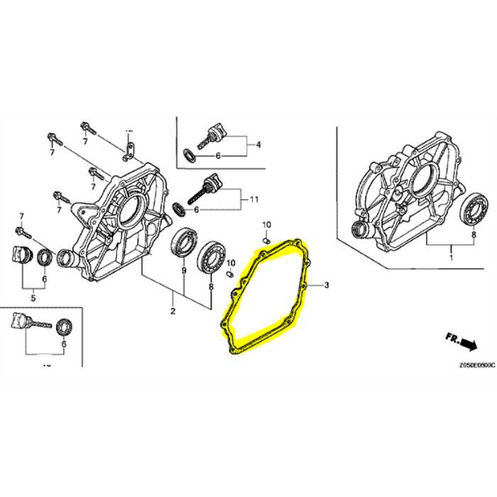 Joint de couvercle de boitier HONDA GX110, 1181-ZE0-306, 11381-ZH7-800, 11381ZH7800, 11381-ZE0-800