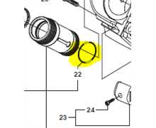 Joint manchon Husqvarna K950 ring, 740 48 25-02, 740482502