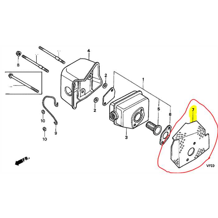 Joint pot échappement GXV140-160, 18381ZG9M00, 18381-ZG9-M00