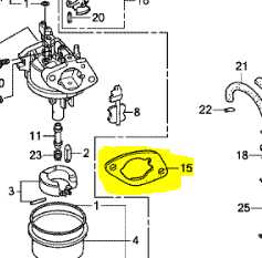 JOINT CARBU.COTE FILTRE AIR GX120-GX160, 16269-ZE1-800, 5407317, 540-7317