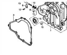 Joint de carter HONDA eg550, 11381-ZA8-306, 11381-ZA8-800, 11381-ZA8-931