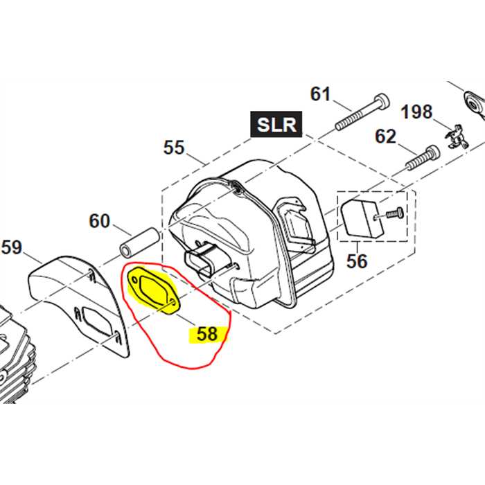 Joint échappement Dolmar PS7310 - PS7910, 038174811, 038.174.811, 965.531.131, 965531131