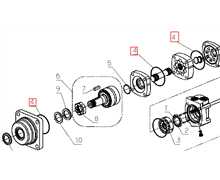 Joint de pompe hydraulique ETESIA H124D prendre 3x, 29948, ET29948