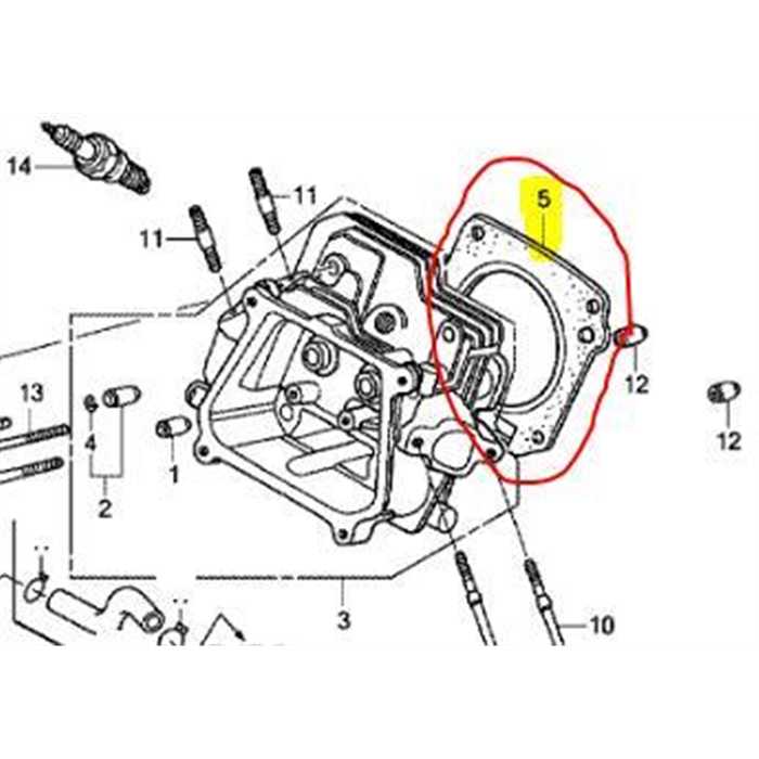 Joint de culasse HONDA GX120-WH15, 12251Z0S801, 12251-Z0S-801