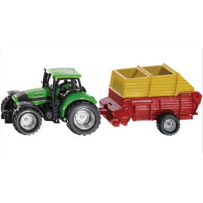 Jouet tracteur deutz + ensileuse pottinger, 4006874016761, 1676