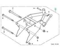 Kit attelage HONDA FF500, 06500V24660, 06500-V24-660, 50600-V24-661, 50600V24661