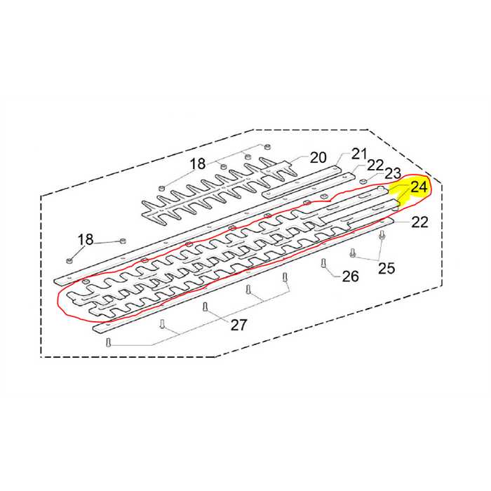 Lames ACTIVE h23-s 750mm kit de 2 version ultralight, 36438, AC36438, 036209, AC36209, AC-36209, 36209