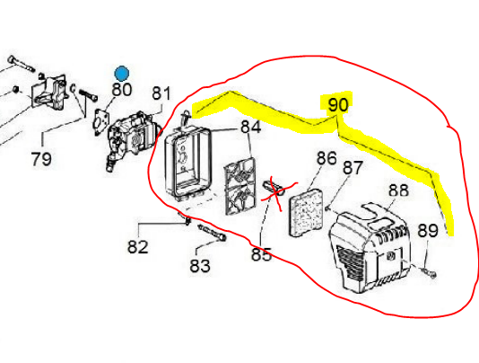 Kit boitier de filtre a air complet Active 4.0 ( E2 ), 24470, AC24470, 024470, P024470, IBP024470, IB P024470, 023013, AC-23013, 23013