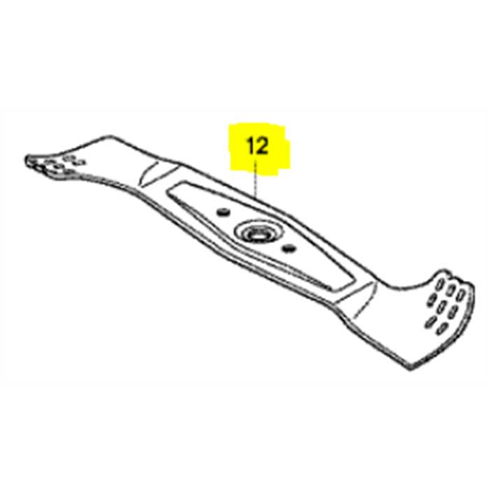 Lame 46cm HONDA IZY46 nouveau modèle, 72511VH4R10, 72511-VH4-R10, 72511-VH4-R90, 72511VH4R90