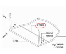 Barre fond de bac ALKO t20-102 vidange électrique, 51489530