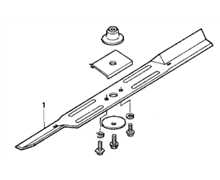 LAME HONDA HTR3009-H3011 - ADAPTABLE, 72513-751-307, 1103549, 72513-751-A00, 110-3549, 72511-763-A00