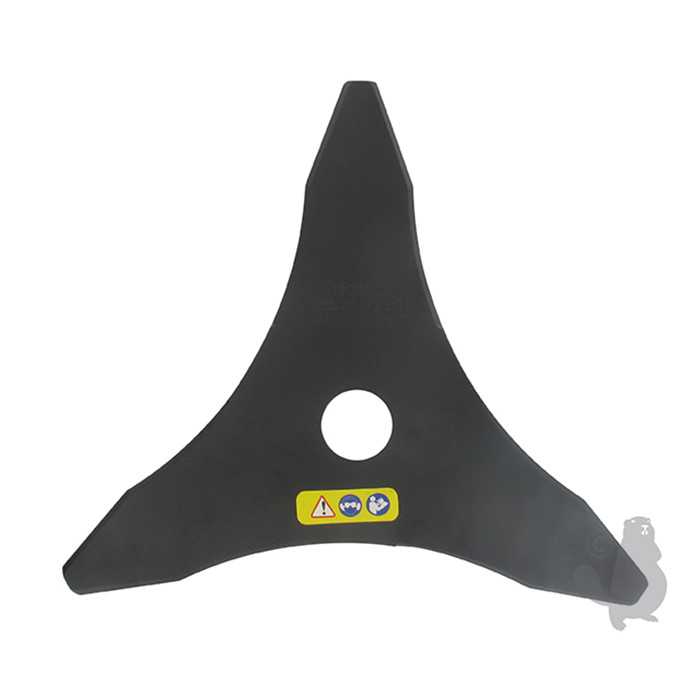 Lame 3 dents adaptable pour débroussailleuse - Coupe de 255mm alésage: 25 4mm épaisseur: 2 3mm., 1200205, 120-0205