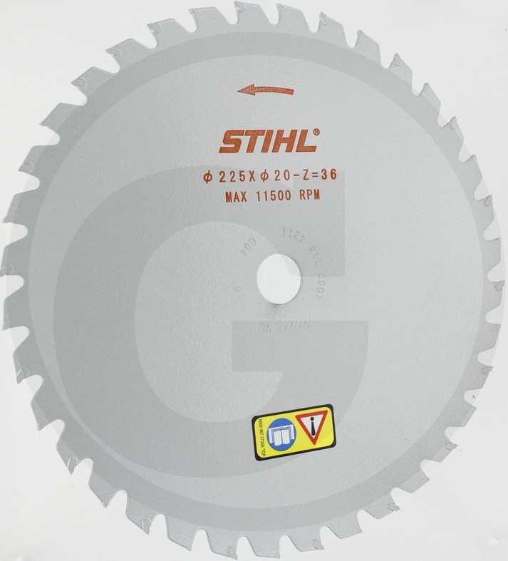 Lame widia débroussailleuse STIHL fs300 225/20mm, 4000-713-4211, 40007134211