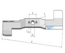 LAME HONDA HRF465-HRG465 IZY46 ANCIEN MODELE, 1100040, 110-0040, 81004397/0, CG81004397H0, 80067-VF4-003