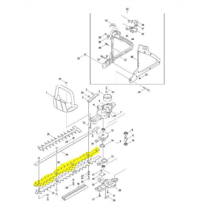 Lamier supérieure Makita EH561, 6018505400