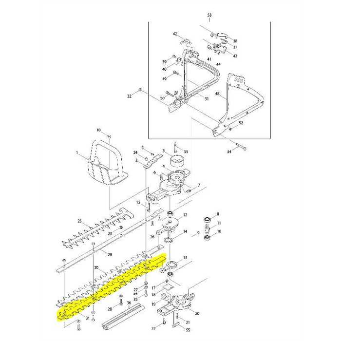 Lamier inferieure Makita EH561, 6018505500