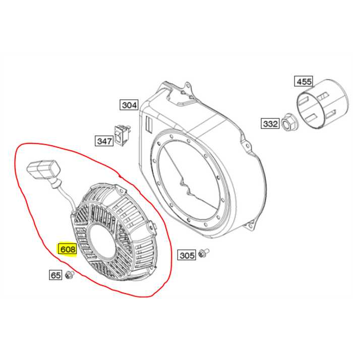 Lanceur complet Briggs et Stratton, BS-593368