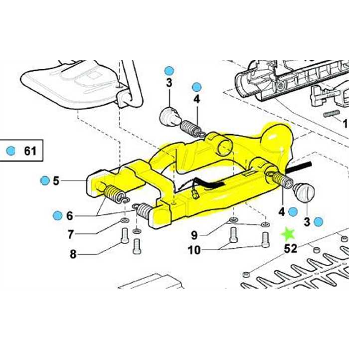 chassis taille-haies active th23 s, 36223, AC36223