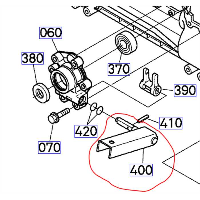 Levier commande de prise de force KUBOTA GR2100, K125314790, K1253-1479-0