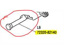 Levier de choke Shindaiwa 357, A240000060, A240-000060, 72320-82140