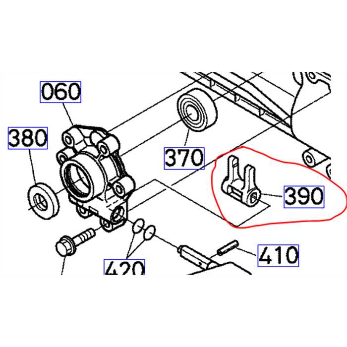 Levier commande embrayage prise de force KUBOTA GR2100, K125314780, K1253-1478-0