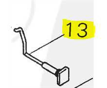 Levier de choke Shindaiwa 757-695, A240000160, A240-000160, SI2215082120