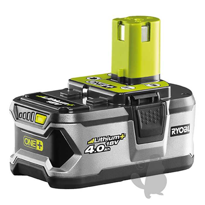 Batterie lithium/ion 18V 4 0Ah pour machines RYOBI. Remplace origine 5133001966 RB18L40G.8V 4 0A, 2101005, 210-1005, RB18L40G