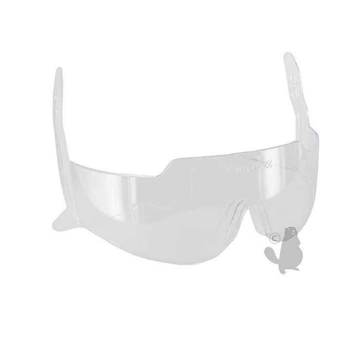 Lunettes de sécurité rétractables intégrées et transparentes pour casque forestier 9102360 et casqu, 9102372, 910-2372