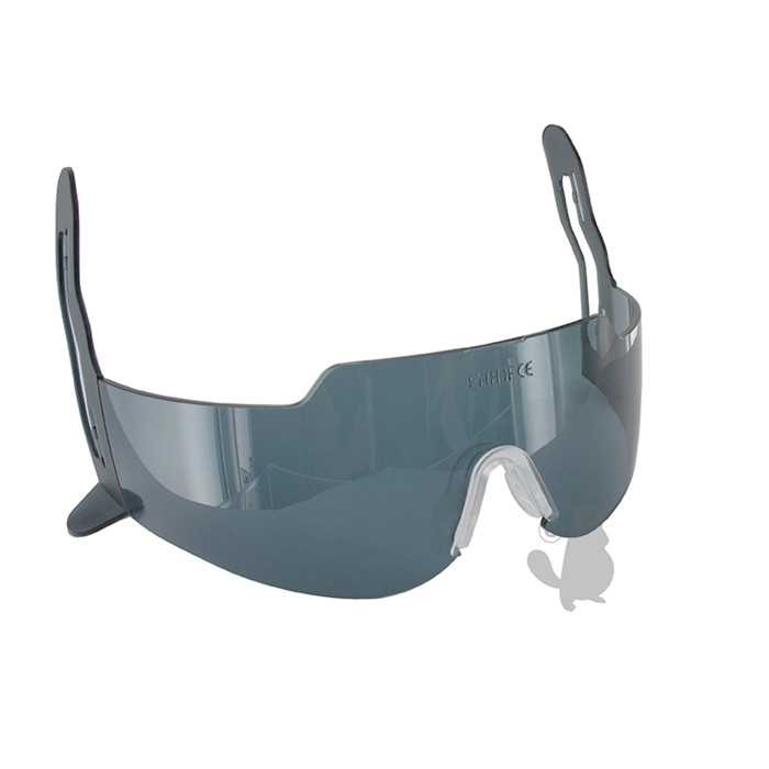 Lunettes de sécurité rétractables intégrées et teintées pour casque forestier 9102360 et casque dél, 9102373, 910-2373