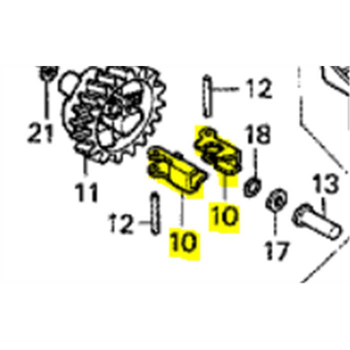 Masselotte régulateur HR17-G200-G150-gv100 - a la pièce, 16511896000, 16511-896-000