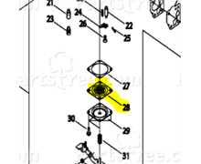 Membrane carburateur Shindaiwa, 20011-81520, SI2001181520