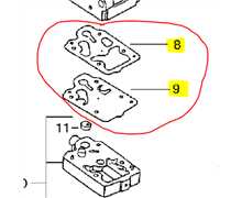 Membrane Walbro 95-99 ECHO hc-srm-gt, 7009781320, 12311240630, SI7009781320