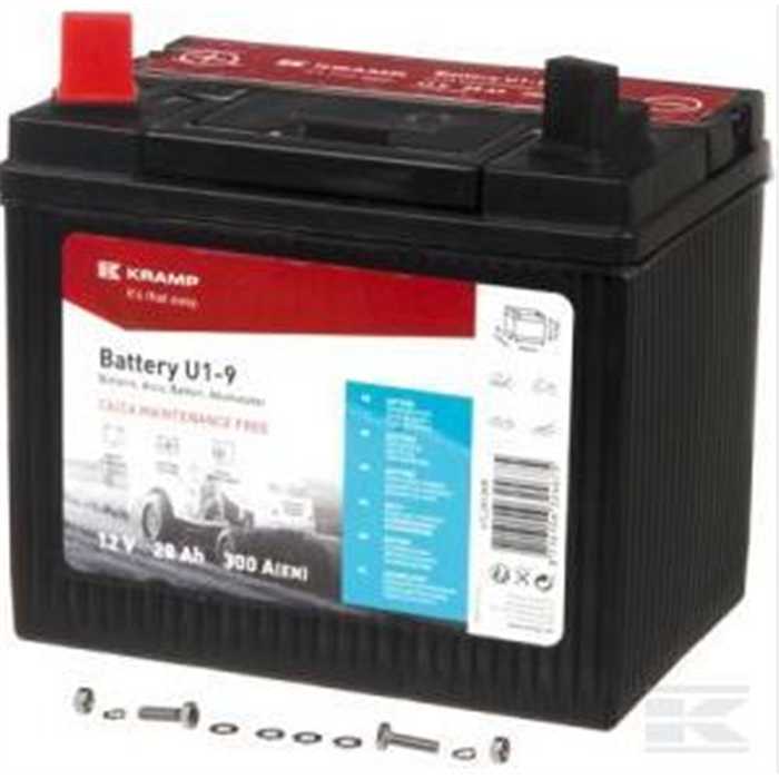 Batterie 12V - 28Ah - 300A + a gauche, U1L2812KR