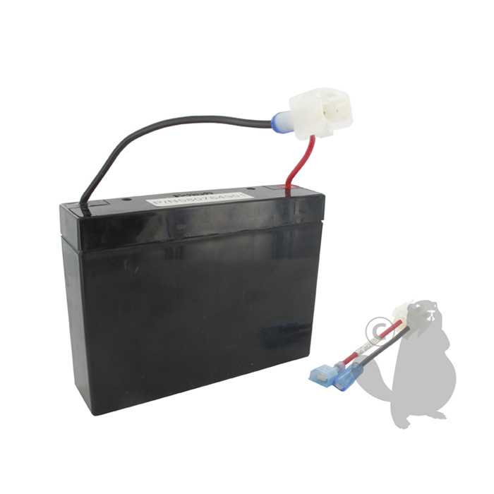 Batterie motoculture 12V 2 8Ah acide/plomb étanche sans-entretien livrée avec connectique pour ton, 2101001, 210-1001, 586457801