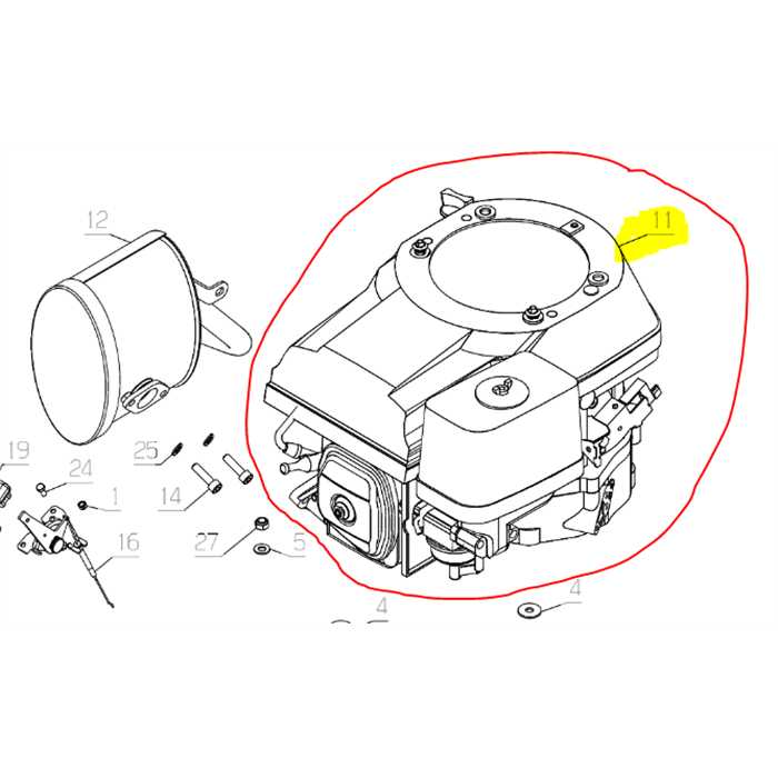 Moteur complet HONDA GXV390 ETESIA MHHE, 28467, ET28467