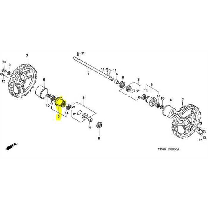 Moyeu de roue UM536, 42710-VA8-A00