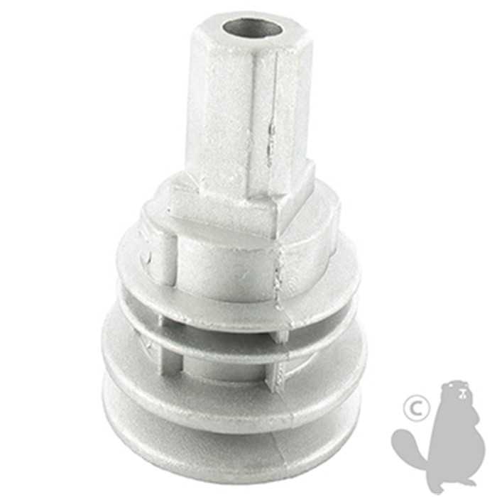 Moyeu de lame adaptable pour CASTELGARDEN - MAC GARDA T434/484 T484TR/TRE - H: 87mm alésage centra, 6102137, 610-2137