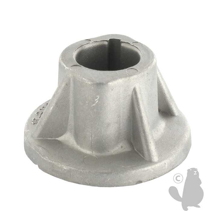 Support de lame adaptable pour CASTELGARDEN - MAC GARDA P504 - P504TR/TRE - H: 47mm alésage central, 6103377, 610-3377